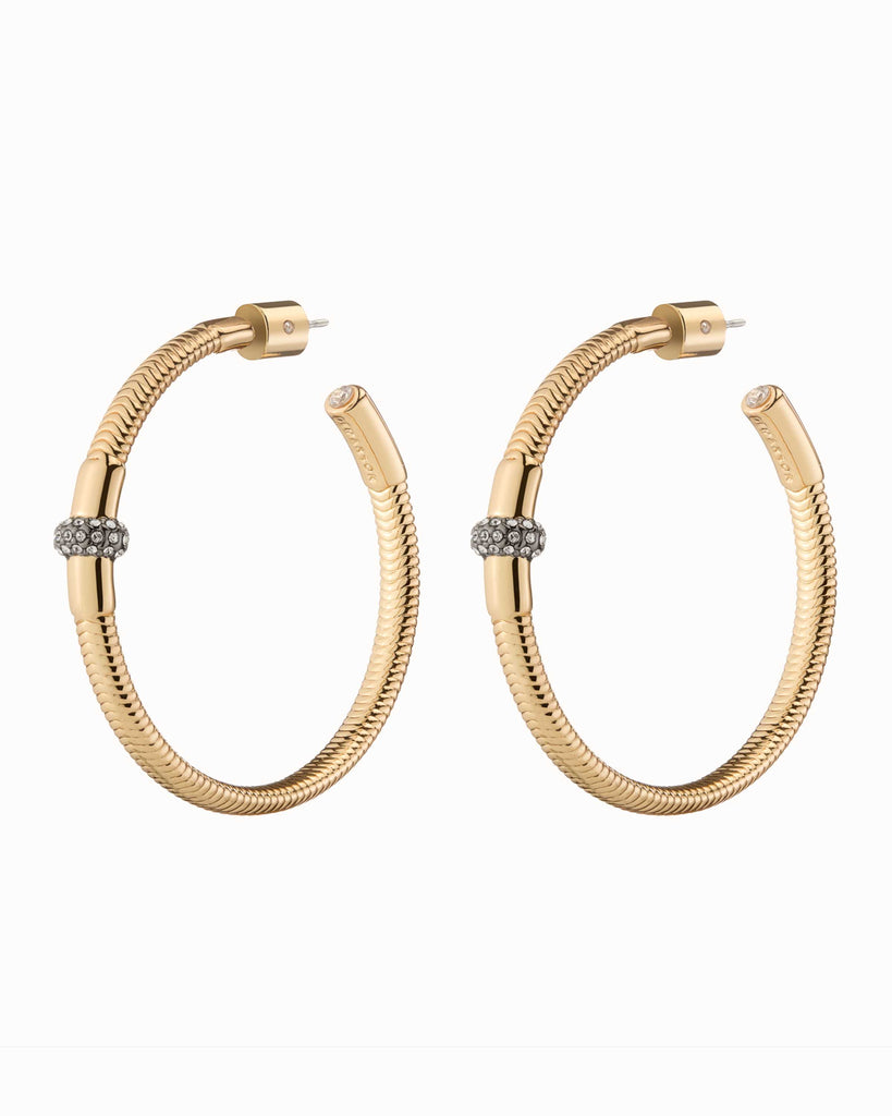 Mini Pave Gold Yana Earrings – DEMARSON New York